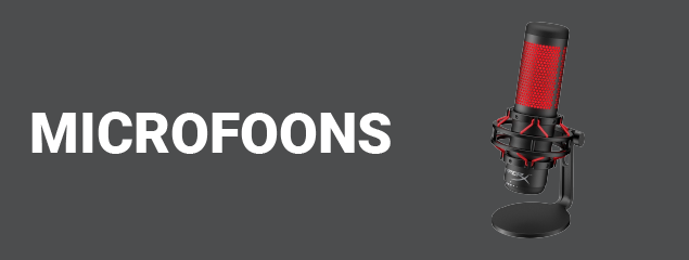 Info banner over Microfoons